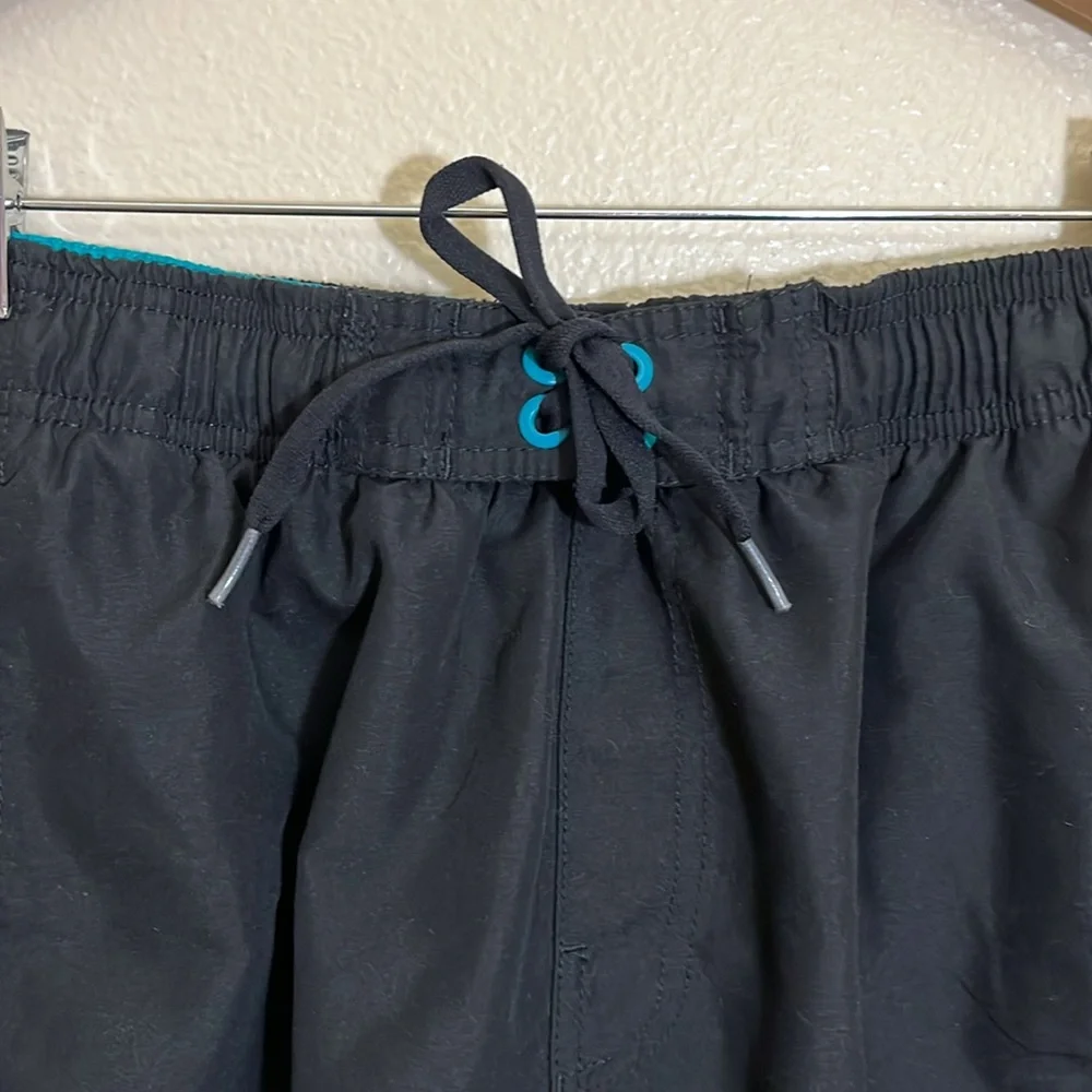 Speedo Black Gray Swim Shorts